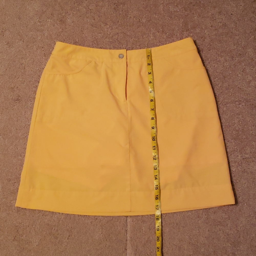 Cutter & Buck Women's Yellow Skirt - Picture 12 of 13